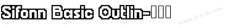 Sifonn Basic Outlin字体转换